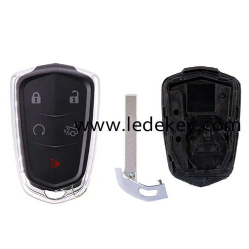 Cadillac 5 button smart key shell