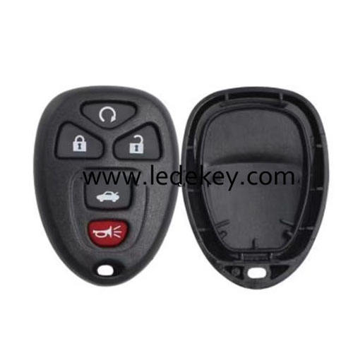 Cadillac 5 button remote key shell without battery place