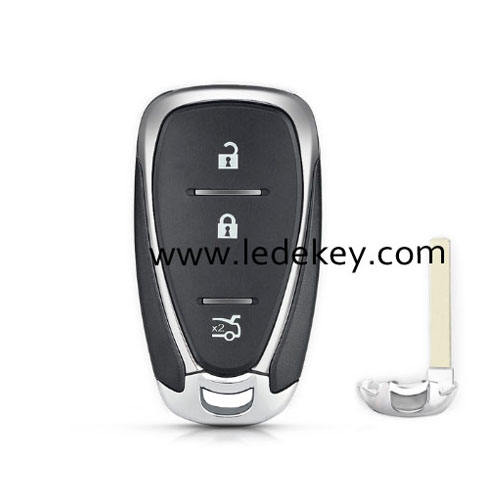 GM 3 button smart key shell with blade