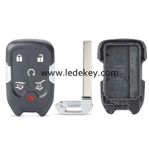 GM 5+1 button smart key shell