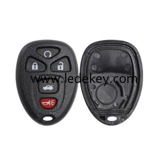 Cadillac 5 button remote key shell with battery place