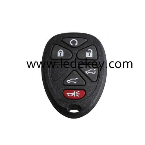 Cadillac 5+1 button remote key 315Mhz(FCC:OUC60270)