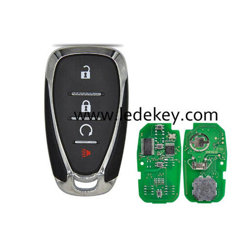 Cadillac 4 button smart key with ID46 Chip 433Mhz(FCC ID:HYQ4EA)