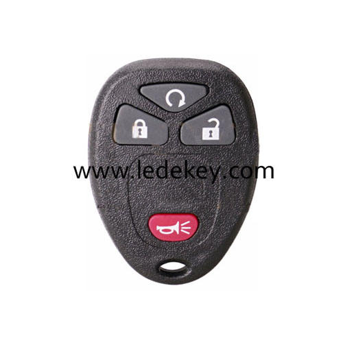 Cadillac 3+1 button remote key 315Mhz(FCC:OUC60270)