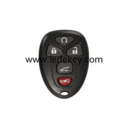 GM 4+1 button remote key 315Mhz(FCC:OUC60270)