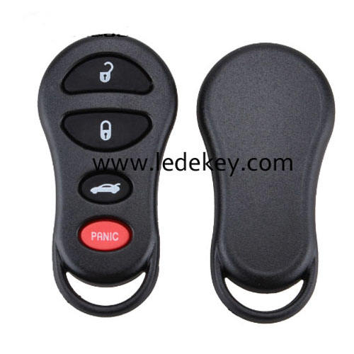 3+1 button Chrysler key shell