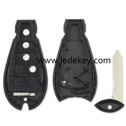Chrysler/Dodge/Jeep 3+1 button key shell with DODGE LOGO