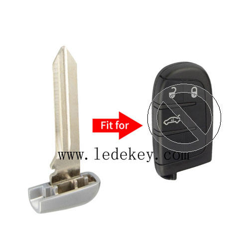 Chrysler smart key blade