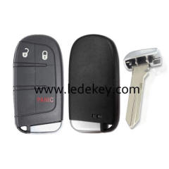 Chrysler 3 button remote key shell