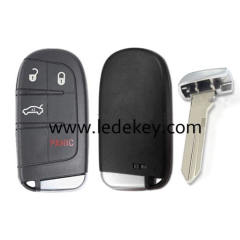 Chrysler 4 button remote key shell