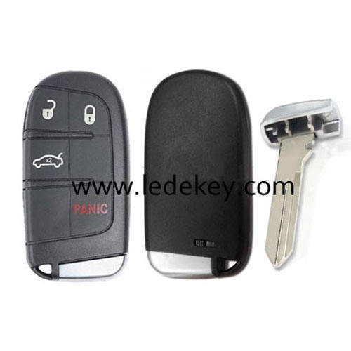 Chrysler 4 button remote key shell