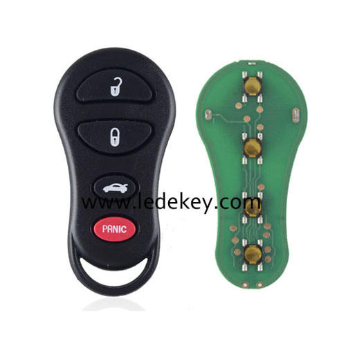 Chrysler 4 button remote key 315Mhz FCCID: GQ43VT17T