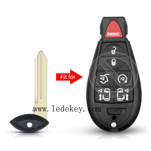 Chrysler smart key blade