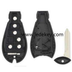 Chrysler/Dodge/Jeep 5+1 button key shell with DODGE LOGO