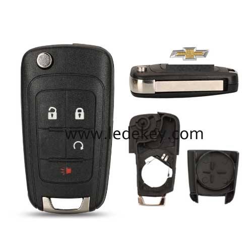 New model Chevrolet  3+1 button remote key shell