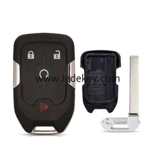 Chevrolet GMC 3+1 button smart key shell