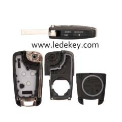 New model 3 button flip remote key shell For Chevrolet Cavalier Aveo after 2015