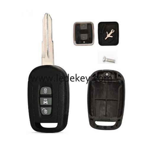 Chevrolet Captiva 3 button remote key shell with key pad