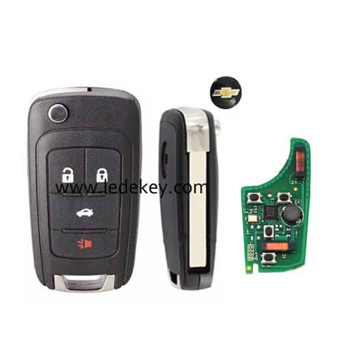 Keyless Go Chevrolet 4 button Remote Key with 433mhz ID46 chip