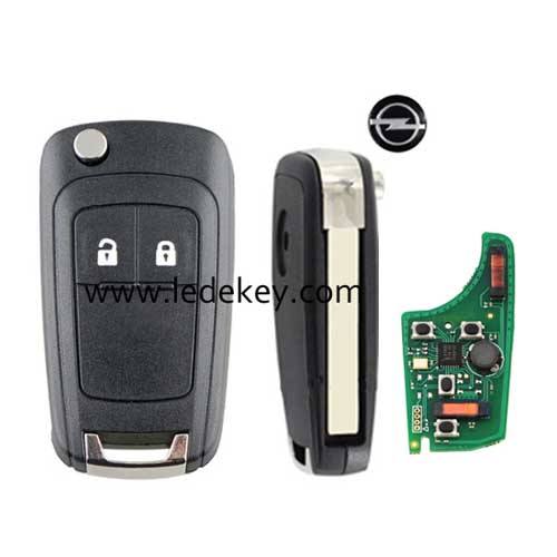 Keyless Go Opel 2 button Remote Key with 315mhz ID46 chip