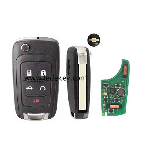 Keyless Go Chevrolet 5 button Remote Key with 433mhz ID46 chip