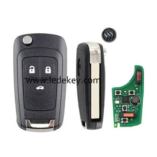 Keyless Go Buick 3 button Remote Key with 433mhz ID46 chip