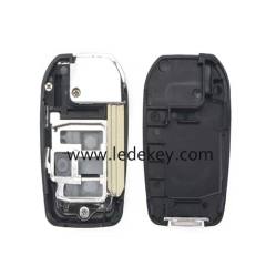 Toyota 2 button Modified Flip Car Key Shell With TOY43 Blade