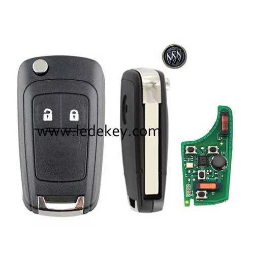 Keyless Go Buick 2 button Remote Key with 433mhz ID46 chip