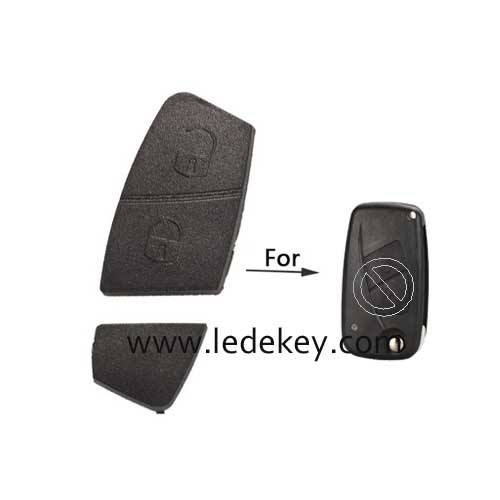Fiat Replacement Rubber key Pad 2 Buttons black