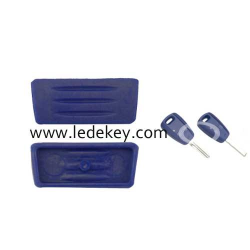 Fiat Replacement Rubber key Pad 1 Button blue