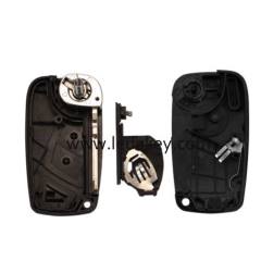 Fiat 3 Buttons Remote Car Key Shell With GT10 Blade