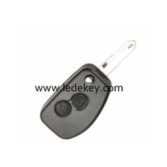 Ren-ault 2 button modify flip key shell with 206 blade