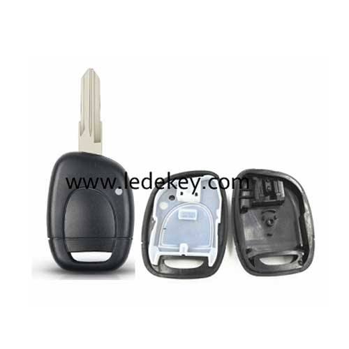 Ren-ault 1 button remote key shell with 207/VAC102 blade no logo without battery place