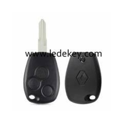 Ren-ault 3 button remote key shell 207/VAC102 blade  with logo