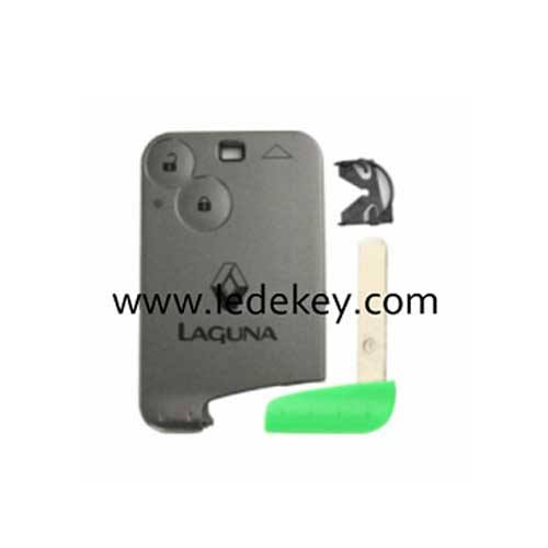 High Quality Ren-ault Laguna 2 Button Remote Key  with 433MHZ  PCF7947 with logo