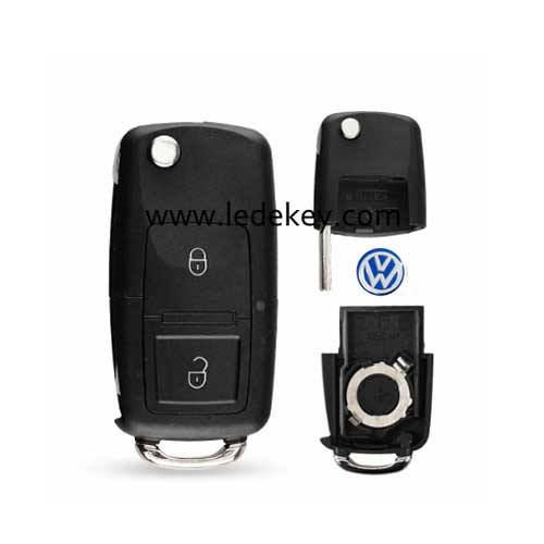 VW 2 button flip remote key shell (Can be separated)