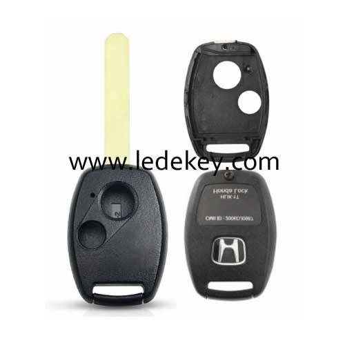 Honda 2 button blank remote without key fobs without chip groove