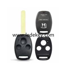 Honda 3 button blank remote without key fobs without chip groove
