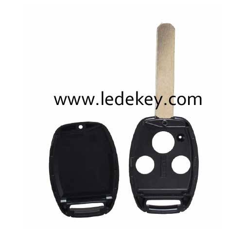 Honda 3 button blank remote without key fobs without chip groove