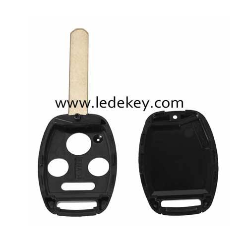 Honda 3+1 button remote key shell without chip groove