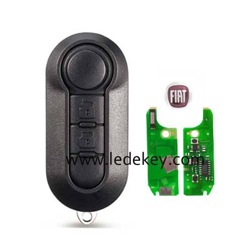 For Fiat Delphi system 2 button remote key ASK 315Mhz with ID46 PCF7946 with logo