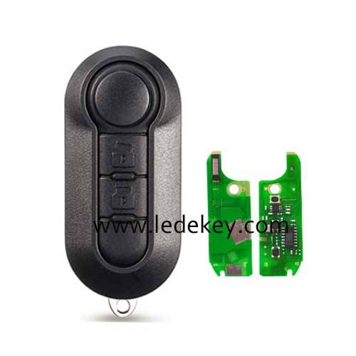 For Fiat Delphi system 2 button remote key ASK 433Mhz with ID46 PCF7946 no logo