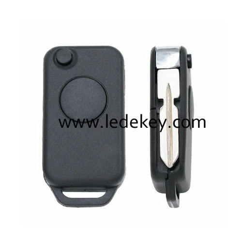 1 button Benz remote key shell with 4 track blade