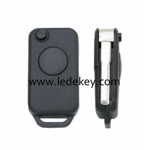 1 button Benz remote key shell with 2 track blade