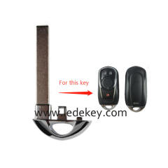 Buick smart card key blade