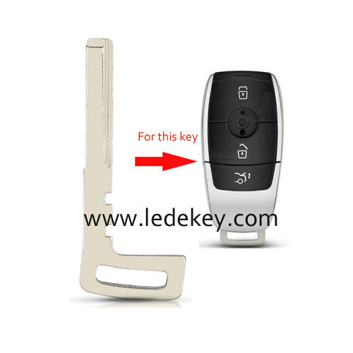 For Mercedes Benz Key C200L E300L S320 E Class 2016-2020 S Class 2018 Replacement Remote Smart Key Blade