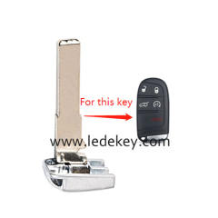 Chrysler smart key blade