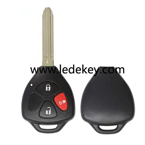 Toyota corolla 3 button remote key shell
