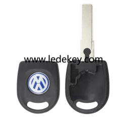 VW transponder key shell with VW logo