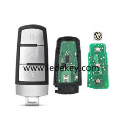 Aftermarket VW Magotan 3 button remote key 3C0959752BA/9066-10)  before 2009 year 433Mhz with ID48 Chip